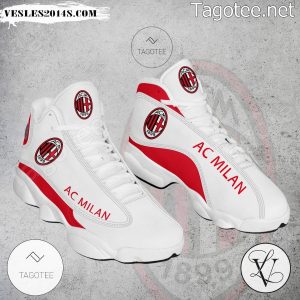 AC Milan Logo Air Jordan 13 Shoes