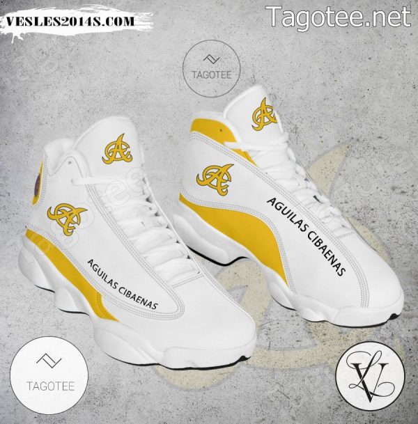 Aguilas Cibaenas Logo Air Jordan 13 Shoes