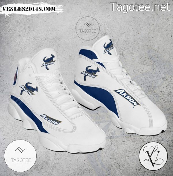 Akron NCAA Logo Air Jordan 13 Shoes