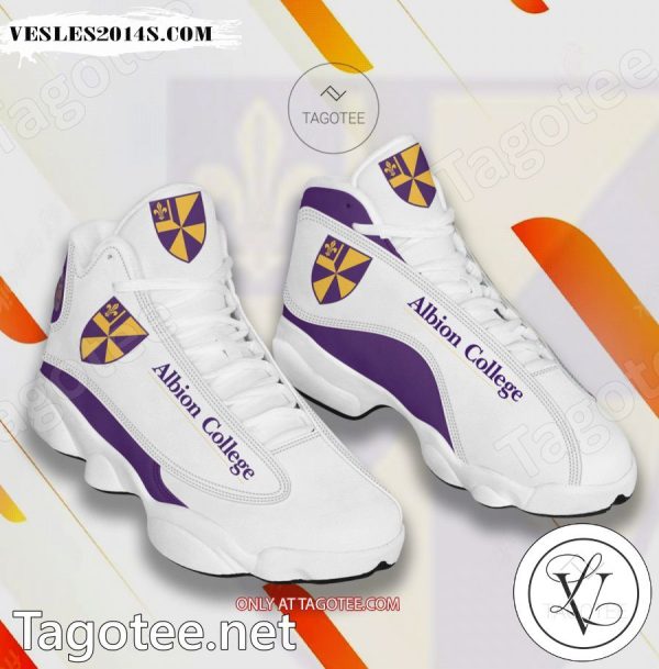 Albion College Logo Air Jordan 13 Shoes