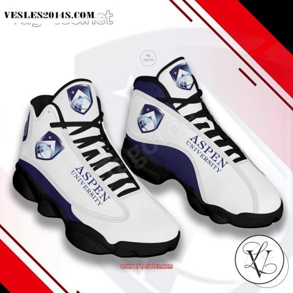 Aspen University Logo Air Jordan 13 Shoes