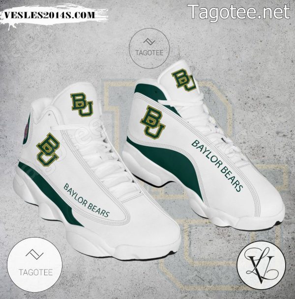 Baylor Bears NCAA Logo Air Jordan 13 Shoes