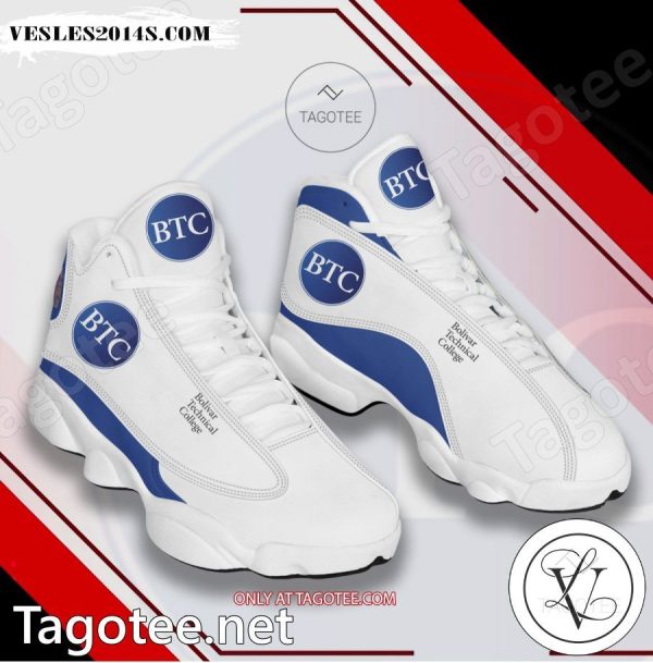 Bolivar Technical College Logo Air Jordan 13 Shoes