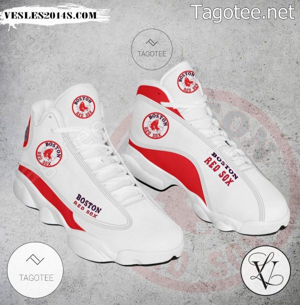 Boston Red Sox Logo Air Jordan 13 Shoes