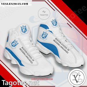 Boston School of Modern Languages Logo Air Jordan 13 Shoes