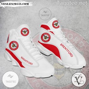 Brentford FC Logo Air Jordan 13 Shoes