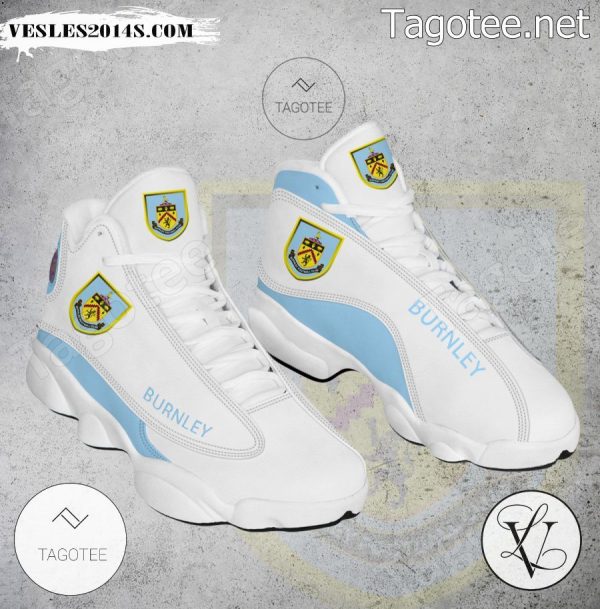 Burnley Football Club Logo Air Jordan 13 Shoes