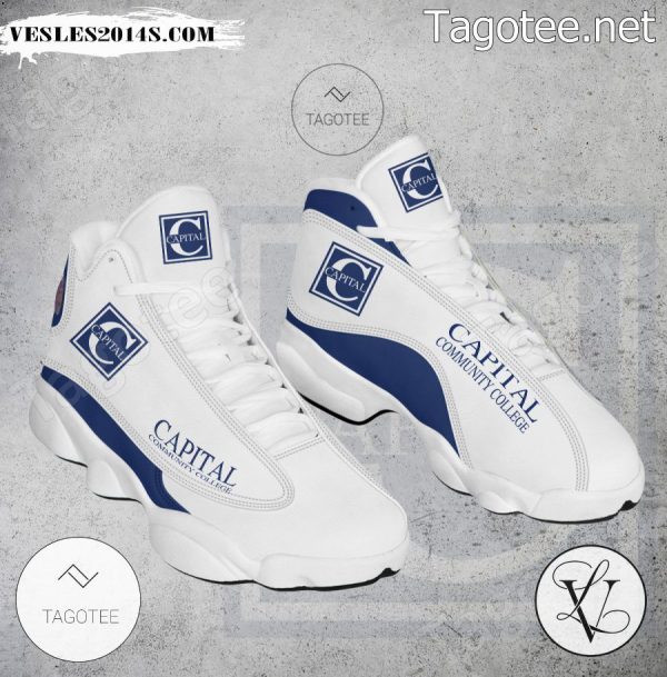 Capital Community College Logo Air Jordan 13 Shoes