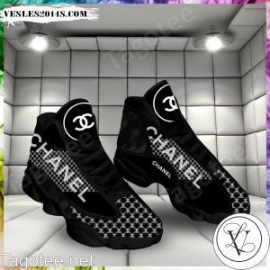 Chanel Black Air Jordan 13 Shoes