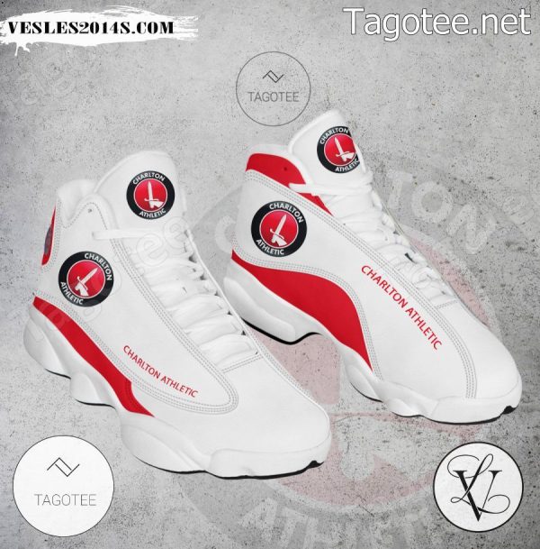 Charlton Athletic Logo Air Jordan 13 Shoes