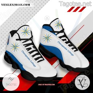 Chesapeake College Logo Air Jordan 13 Shoes