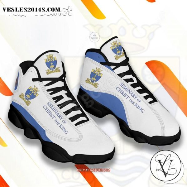 Christ the King Seminary Logo Air Jordan 13 Shoes