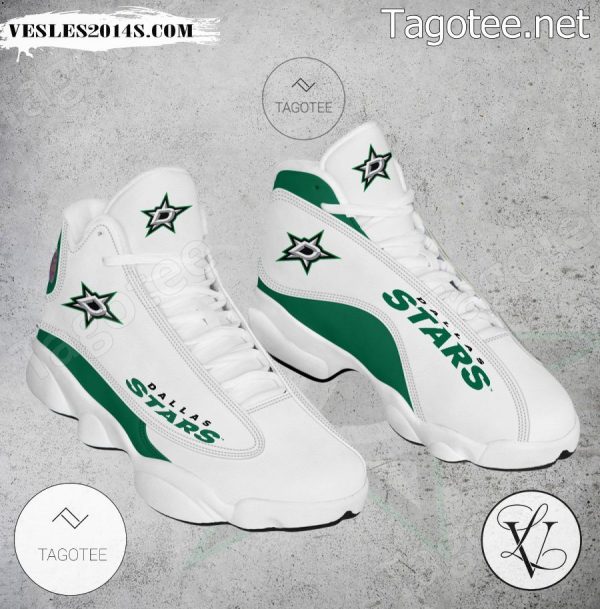 Dallas Stars Logo Air Jordan 13 Shoes