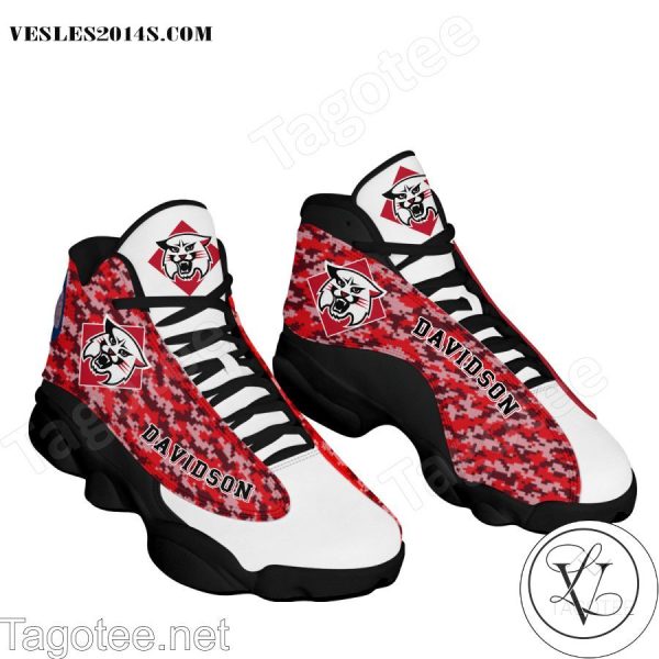 Davidson Wildcats Air Jordan 13 Shoes