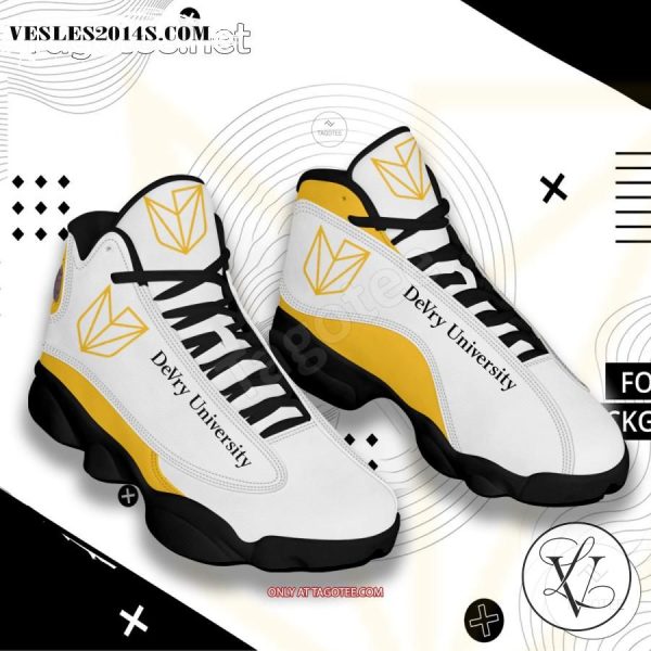 DeVry University Logo Air Jordan 13 Shoes