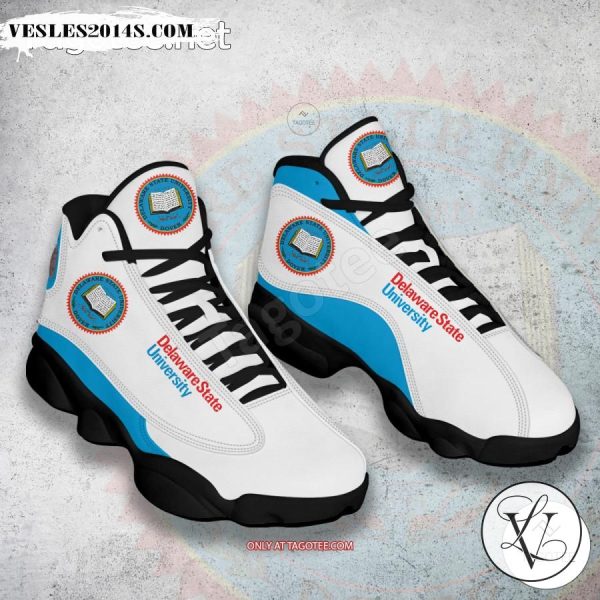 Delaware State University Logo Air Jordan 13 Shoes