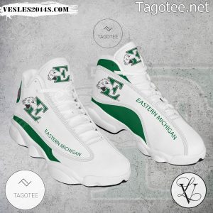 Eastern Michigan NCAA Logo Air Jordan 13 Shoes