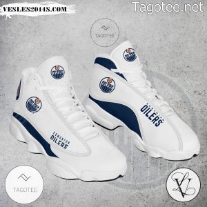 Edmonton Oilers Logo Air Jordan 13 Shoes