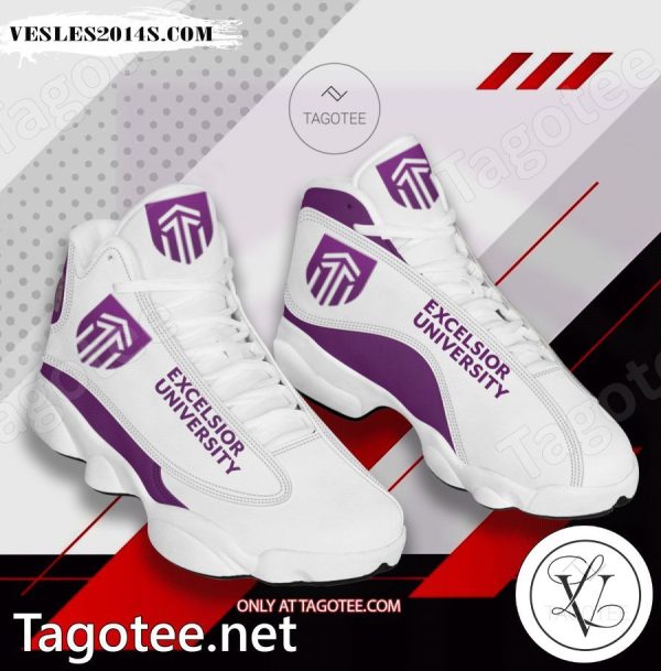 Excelsior College Logo Air Jordan 13 Shoes