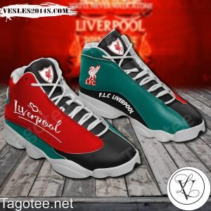 F.L.C Liverpool Black Red Air Jordan 13 Shoes