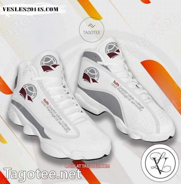 Faith Baptist Bible College and Theological Seminary Logo Air Jordan 13 Shoes