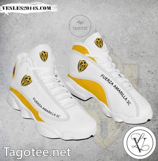 Fuerza Amarilla SC Logo Air Jordan 13 Shoes