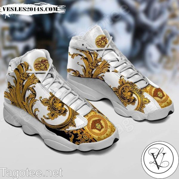 Gianni Versace White Sport Air Jordan 13 Shoes