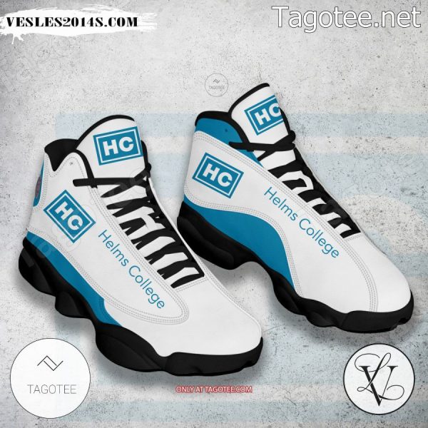 Helms College Logo Air Jordan 13 Shoes