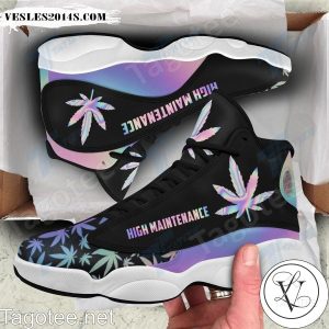 Hologram Weed High Maintenance Air Jordan 13 Shoes