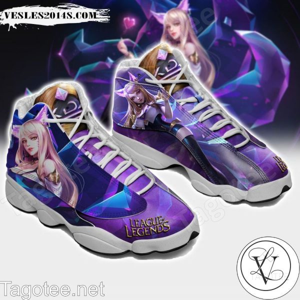 Kda Ahri League Legends Air Jordan 13 Shoes