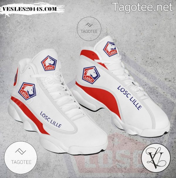 LOSC Lille Logo Air Jordan 13 Shoes