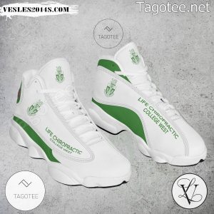 Life Chiropractic College West Logo Air Jordan 13 Shoes