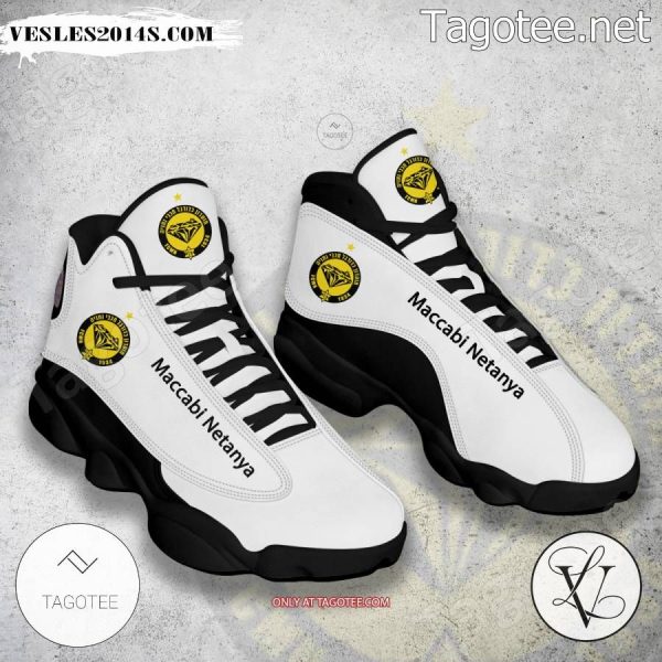 Maccabi Netanya Logo Club Air Jordan 13 Shoes