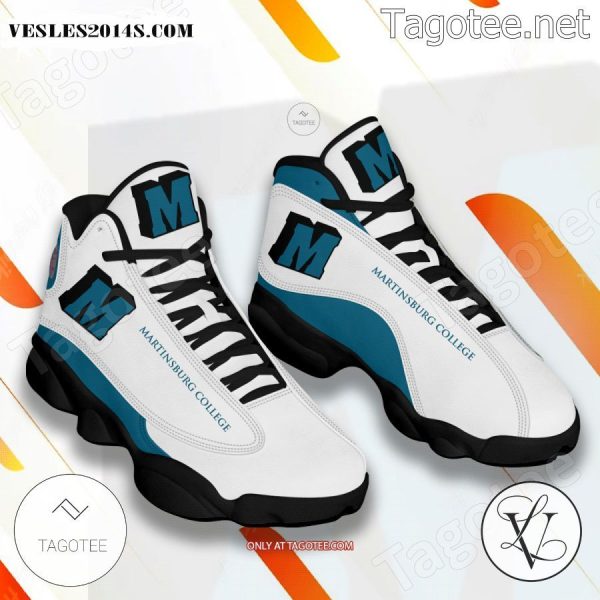 Martinsburg College Logo Air Jordan 13 Shoes