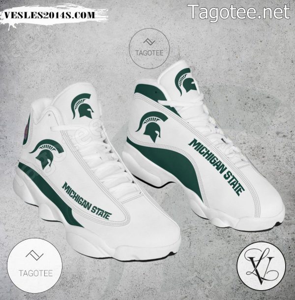 Michigan State NCAA Logo Air Jordan 13 Shoes