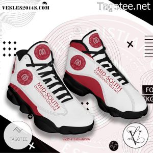 Mid-South Christian College Logo Air Jordan 13 Shoes