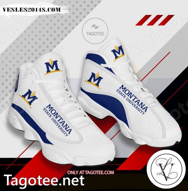 Montana State University Logo Air Jordan 13 Shoes