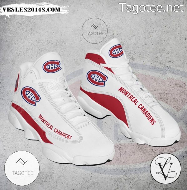 Montreal Canadiens Logo Air Jordan 13 Shoes