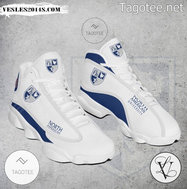 North American University Logo Air Jordan 13 Shoes