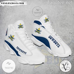 North Queensland Cowboys Logo Air Jordan 13 Shoes