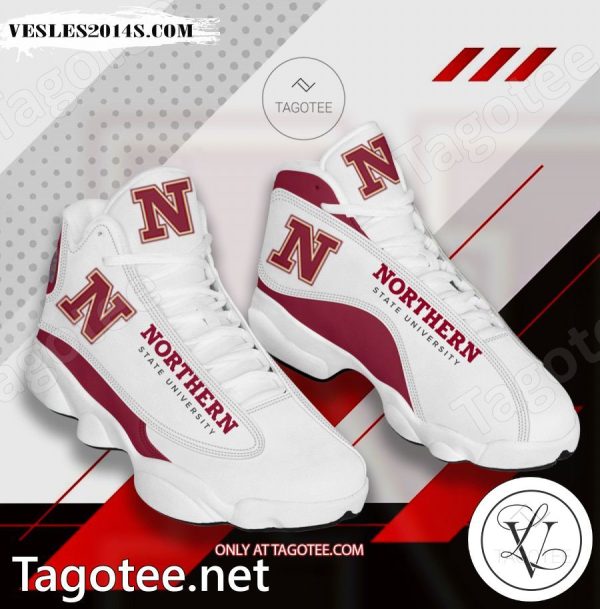 Northern State University Logo Air Jordan 13 Shoes