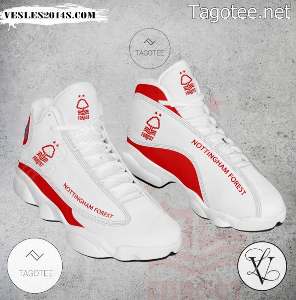 Nottingham Forest Logo Air Jordan 13 Shoes