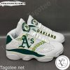 Oakland Athletics Green White Air Jordan 13 Shoes