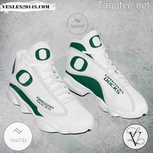 Oregon Ducks NCAA Logo Air Jordan 13 Shoes