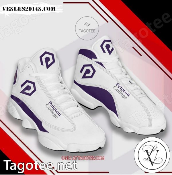 Peloton College Logo Air Jordan 13 Shoes