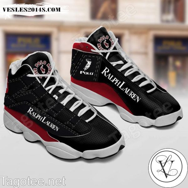 Ralph Lauren Black Red Air Jordan 13 Shoes