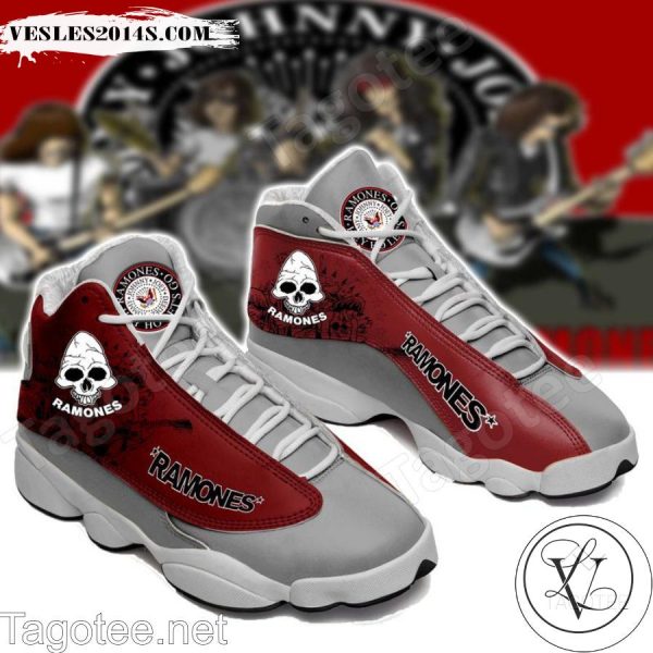 Ramones Gray Air Jordan 13 Shoes