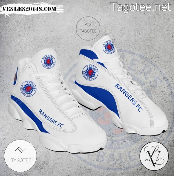 Rangers FC Logo Air Jordan 13 Shoes