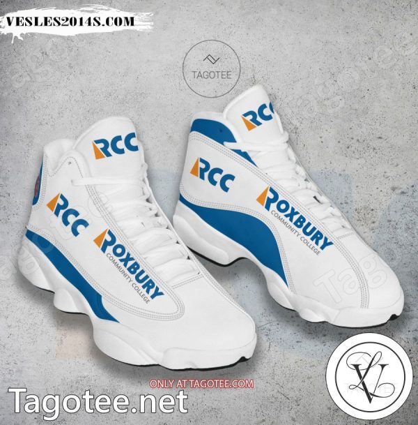 Roxbury Community College Logo Air Jordan 13 Shoes