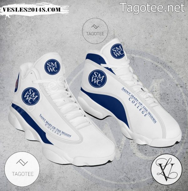 Saint Mary-of-the-Woods College Logo Air Jordan 13 Shoes